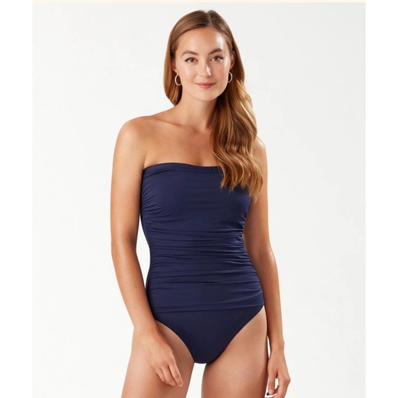 Tommy Bahama One piece swimsuit UPF 50 Tummy Control New with Tags Women Size 4 - Picture 1 of 13
